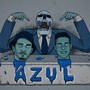 azul