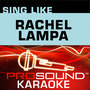 Sing Like Rachael Lampa (Karaoke Performance Tracks)