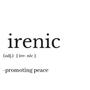 Irenic (Explicit)