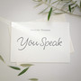 You Speak