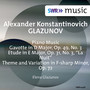 Glazunov, A.K.: Piano Music - Gavotte / Night / Theme and Variations (E. Glazunov) [1951]