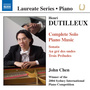 Piano Recital: Chen, John - Dutilleux, H.: Piano Music (Complete)