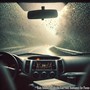 Rain Sounds Inside the Car, Soft Ambiance for Focus