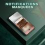 Notifications masquées