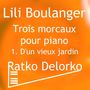 Trois morceaux pour piano 1. D'un vieux jardin