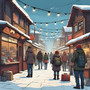 Snow falls gently on the ground