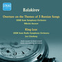 Balakirev, M.A.: Overture on Themes of 3 Russian Songs / Music to King Lear (Anosov, Ginzburg) [1961]