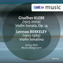 KLEBE, G.: Violin Sonata, Op. 14 / BERKELEY, L.: Violin Sonatina, Op. 17 (Abel, Bergmann)