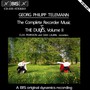 TELEMANN: Complete Recorder Music, The  Duets, Vol. II