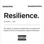 resilience (Explicit)