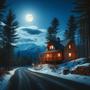 Moonlight On The Mountainside