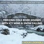 Freezing Cold River Sounds with Icy Wind & Snow Falling: One Hour (Loopable)