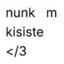 nunk m kisiste </3 (Explicit)