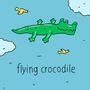 Flying crocodile