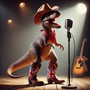 Country singing dinosaur