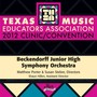 2012 Texas Music Educators Association (Tmea) : Beckendorff Junior High Symphony Orchestra