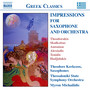 Impressions for Saxophone and Orchestra - Virtuosic Works by 20th Century Greek Composers