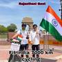 Fit india 7000 km cycling