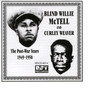 The Postwar Recordings Of Blind Willie McTell & Curley Weaver (1949-1950)