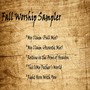 Fall Worship Sampler