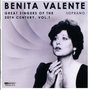 Benita Valente - Great Singers of The 20th Century, Vol. 1