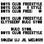 Boys Club Freestyle (Explicit)