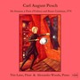 Carl August Pesch: Six Sonatas a Flute and Basse Continue, 1775