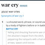 War cry