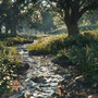 Serene Stream: Tranquil Water Relaxation