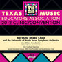 2012 Texas Music Educators Association (Tmea) : All-State Jazz Ensemble