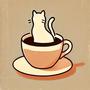 cat latte