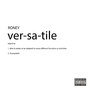 Versatile (Explicit)