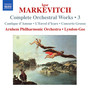 Markevitch, I.: Orchestral Works (Complete) , Vol. 3 - Cantique D'amour / L'Envol D'icare / Concerto Grosso (Arnhem Philharmonic, Lyndon-Gee)