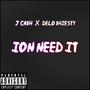 Ion Need It (feat. DELO $hIESTY) [Explicit]