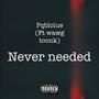NEVER NEEDED (feat. Wawg toonk) [Explicit]