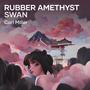Rubber Amethyst Swan