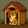 Sleeping the rain