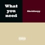 What You Need (Explicit)