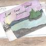 East Coast Island Postcard