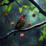 Binaural Relaxation: Birds and Rain in Nature's Harmony