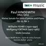 HINDEMITH, P.: Kleine Sonata for Viola d'amore and piano / FEHRES, W. / FORTNER, W.: Violin Sonatas (Wolff-Malm, Ballek)