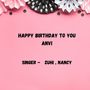 Happy Birthday To You Anvi