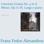 Concerto Grosso No. 4 in A Minor, Op. 6: III. Largo e piano