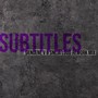 Subtitles (Genuine V & Sneja Rework Loud Mix)