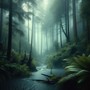 Rain Noise in the Forest for Sleep, Study, Ambience