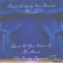 Street Souljahz Inc. Records Presents Speak If You Want To Be Heard (The Poetry Segment)