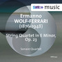 WOLF-FERRARI, E.: String Quartet (Sonare Quartet)