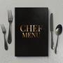 CHEF MENU (Explicit)