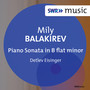 BALAKIREV, M.A.: Piano Sonata in B-Flat Minor (Eisinger)