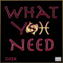 What You Need (Explicit)